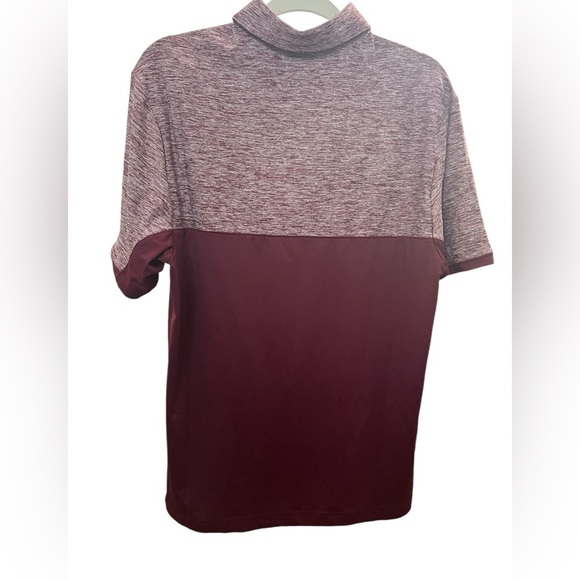 Under Armour Golf Polo Heatgear Maroon/Heather Maroon - Picture 2 of 7